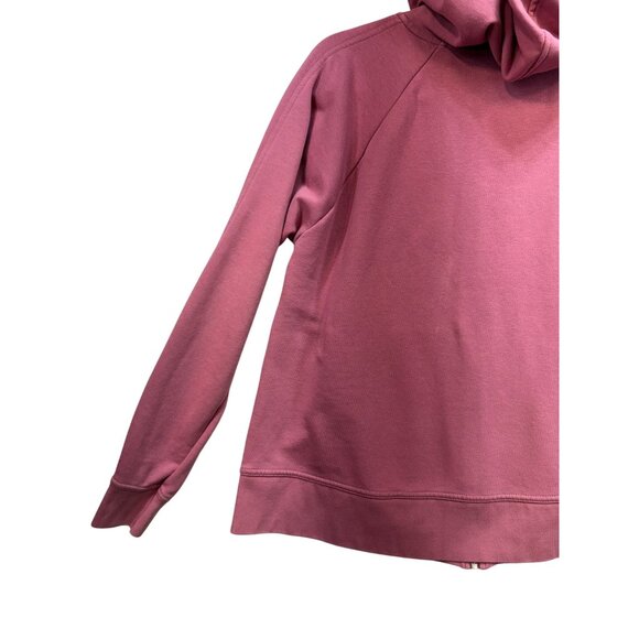 Nike Womens Full-Zip Hoodie Jacket Small Pink Logo - Picture 11 of 12